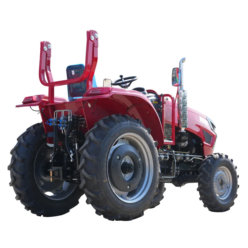 70 PS 4WD Mehrzweck-Landwirtschaftstraktor mit Implements-Kit (Lader, Bagger, Pflug) für Hochleistungsarbeiten, maßgeschneidert Image