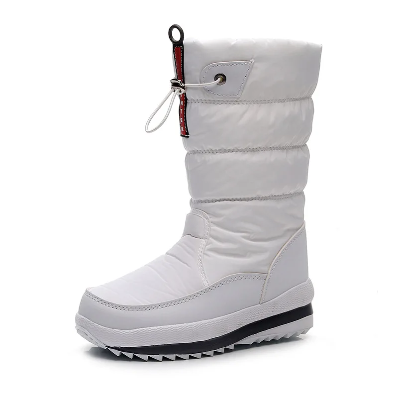 2025 NEUE Winter Stiefel Dicken Plüsch Wasserdicht Nicht-slip Stiefel Mode Frauen Winter Schuhe Warme Pelz Frauen Schnee Stiefel plattform Image