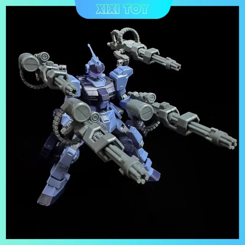 Black Trojan Horse RX-80PR Pale Rider Ground Type RX-80PR HG 1/144 Montagemodellbausatz und W003 W002 W001 Montagewaffensatz Image