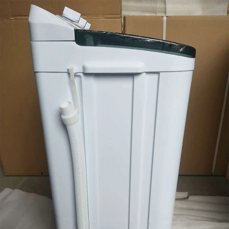 2-in-1 tragbare halbautomatische Waschmaschine und Trockner-Kombination, tragbare Waschmaschine mit Entwässerungspumpe