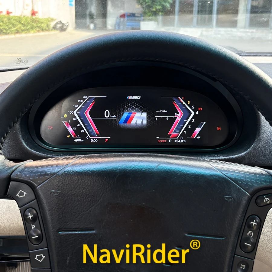 Für BMW 3er E46 1998–2006 LCD Instrument Digital Dashboard Panel Cluster Virtuelles Cockpit GPS Tacho Uhr Carplay Image
