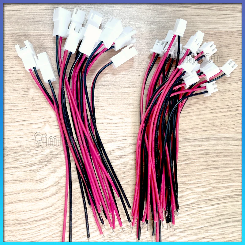 10PCS XH 2,54mm Draht Kabel Stecker 2P/3P/4P/5P/6 Pin Pitch Männlich Weiblich Steckdose 10cm/20cm/30cm Länge 26AWG Image