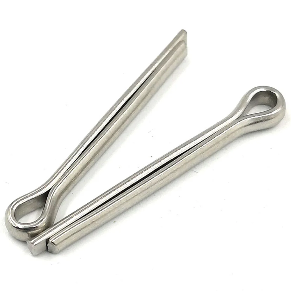 10–50 Stück/Beutel M1 M1,5 M1,6 M2 M2,5 M3 M3,2 M4 M5 Hochwertiger Edelstahl 304 Feder geteilte Splinte GB91 Image