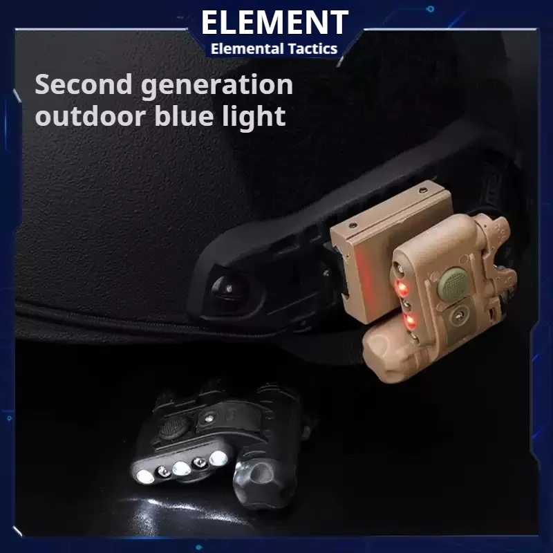 HL2 und HL3 Multifunktions-Taktik-Infrarot-LED-Beleuchtungsidentifikationslicht FAST Helmschiene IR Mini Light Helmlicht Image