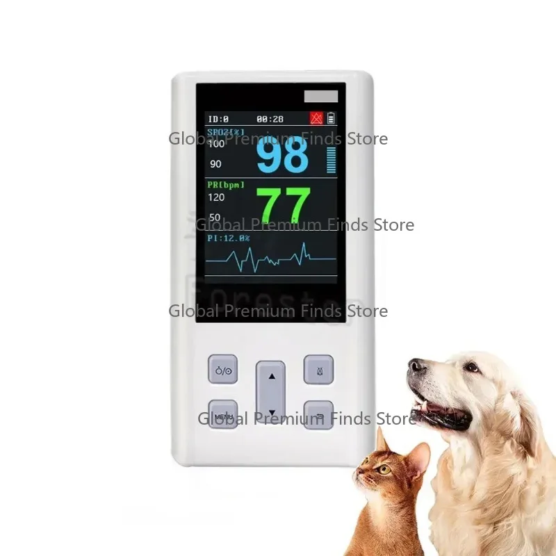Port-fähiges Pulsoximeter für Herzfrequenz und Sättigung mit Veterinär- und M-ed-ical SPO2 mit Speicher Image