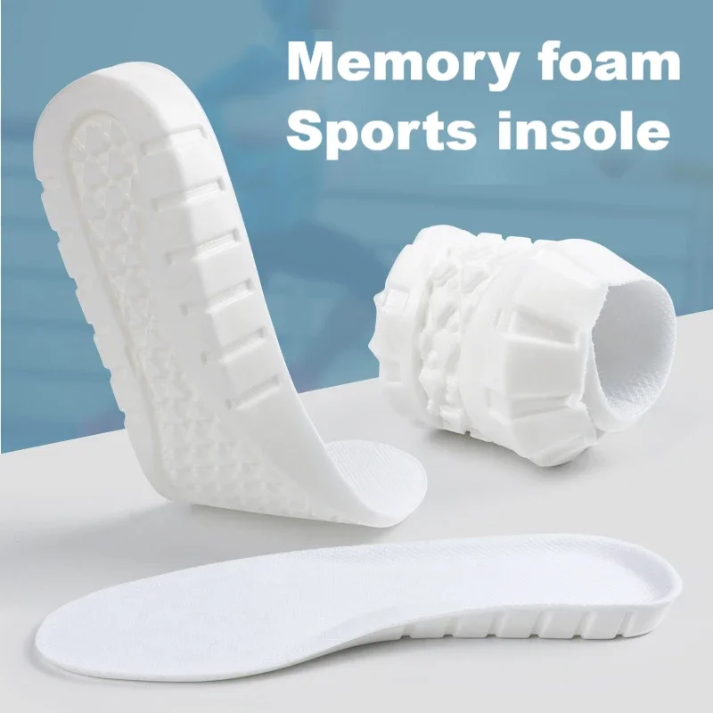 Neue Orthopädische Memory Foam Sport Einlegesohlen für Schuhe Sohle Kissen Laufende Einlegesohlen für Füße Mann Frauen Einlegesohle EVA Weiche Schuhe Pad