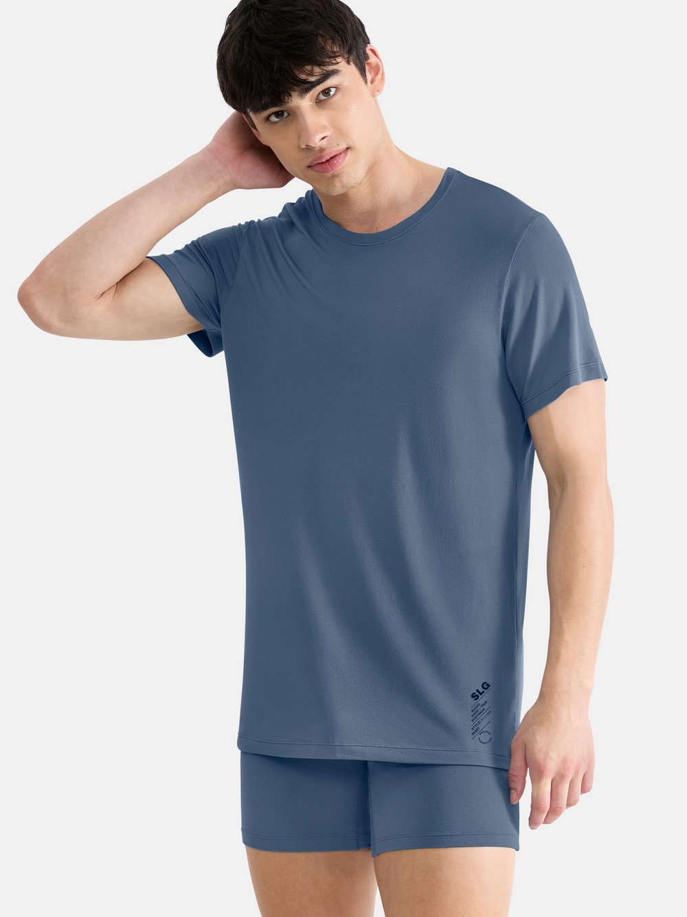 sloggi Unterhemd Herren blau, L Image