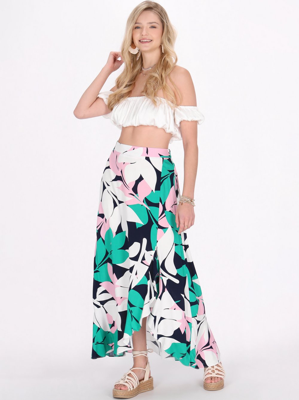 IZIA Rock Damen mehrfarbig, M