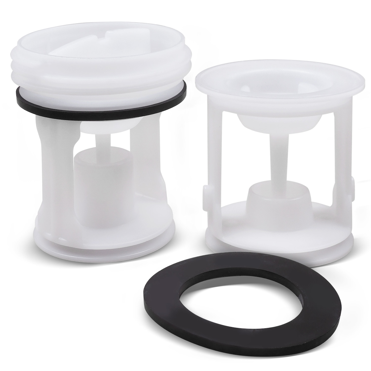 VIOKS Flusensiebeinsatz passend wie Whirlpool C00141034 für Ablaufpumpe Waschmaschine