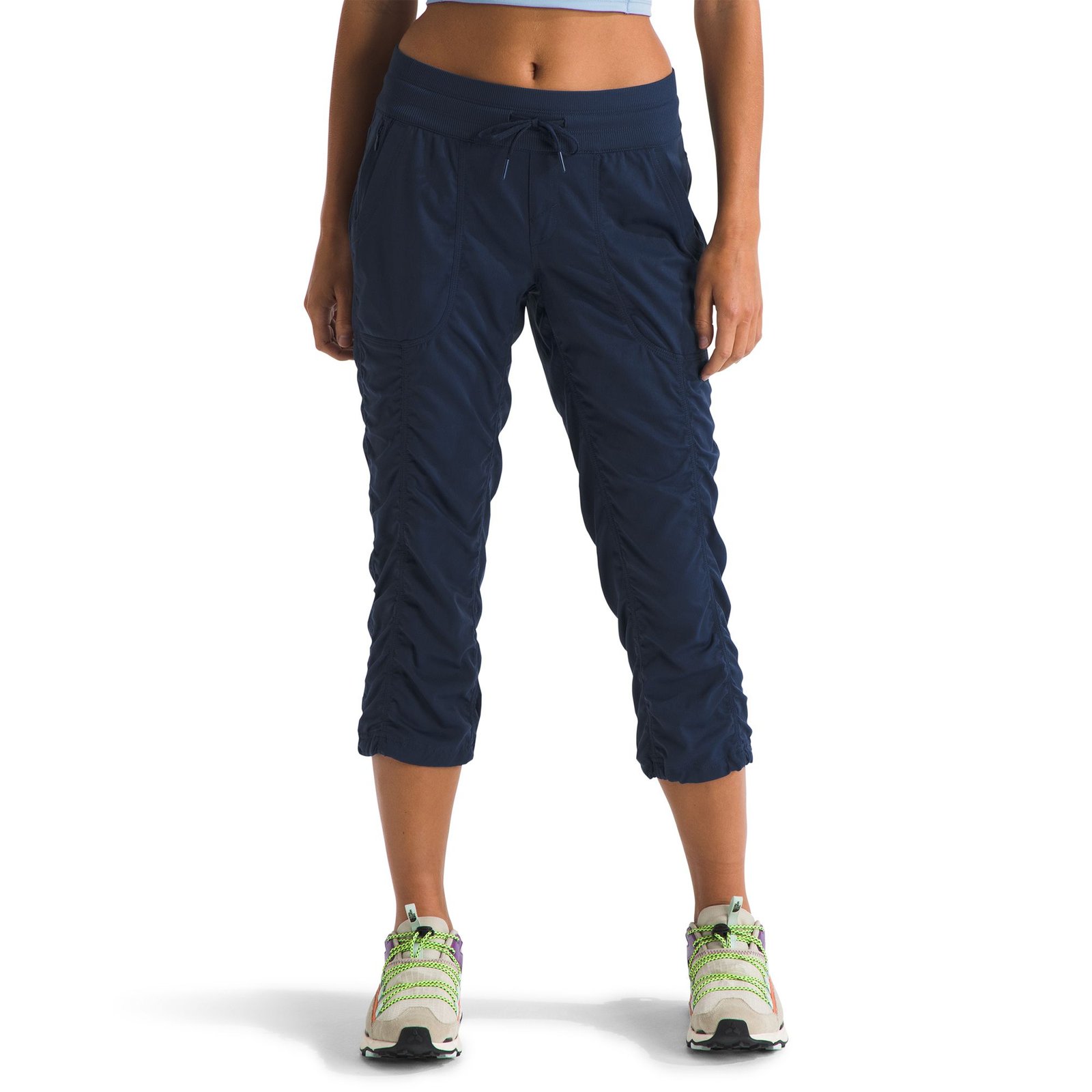The North Face Women's Aphrodite 2.0 Capri (Size S) Summit Navy/Summit Navy, Elastine,Polyester