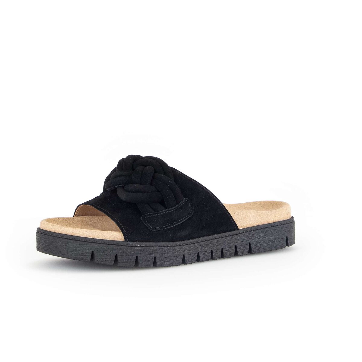 Pantolette GABOR "Pantolette", Damen, Gr. 41, schwarz, Schuhe Pantolette