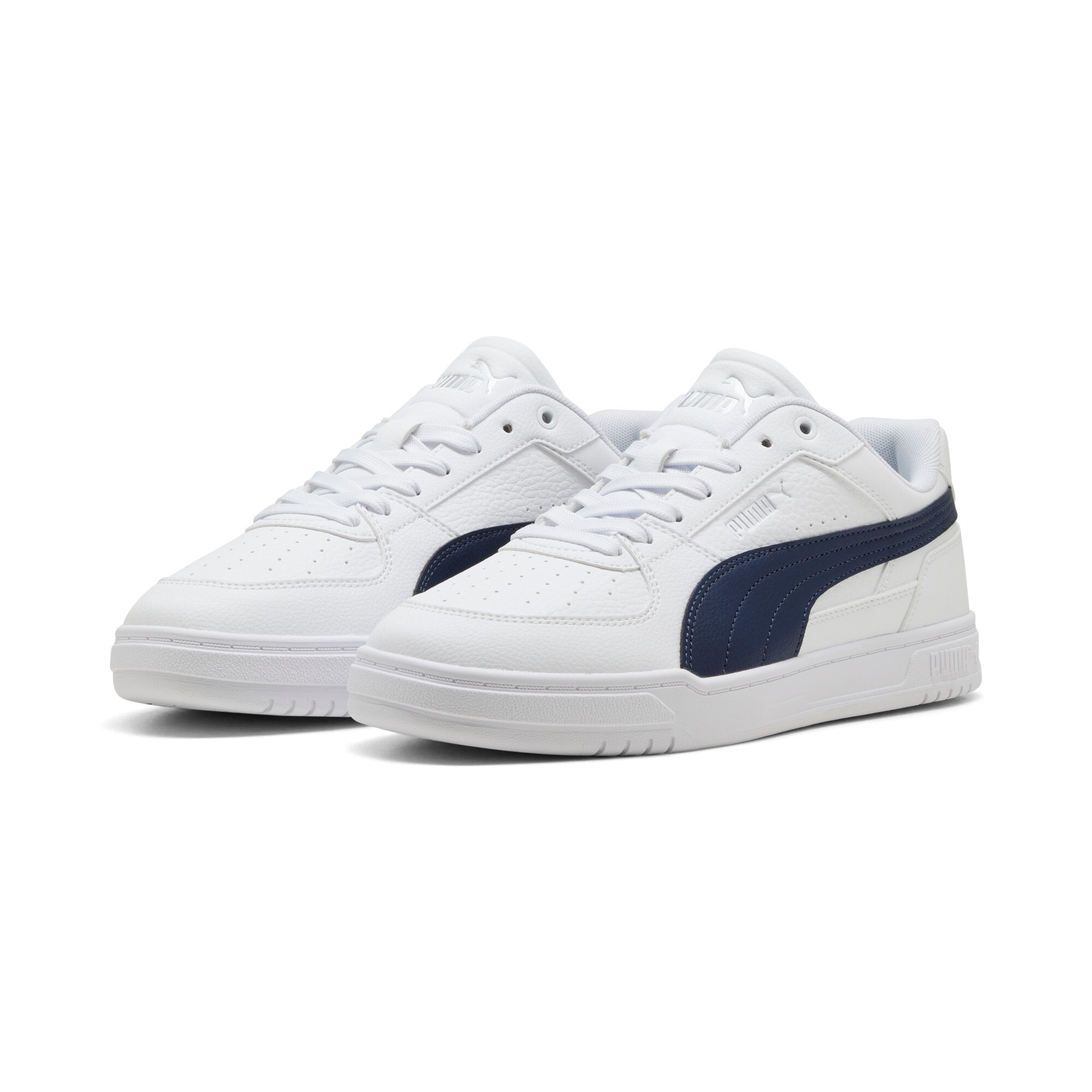 Sneaker PUMA "CAVEN III", Damen, Gr. 43, puma weiß, puma navy, puma schwarz, mehrfarbig, Schuhe Sneaker
