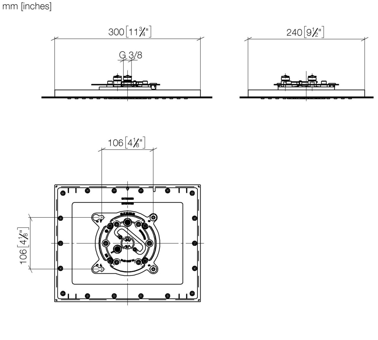 Dornbracht Regenbrause für Deckeneinbau 28043980-42 Image