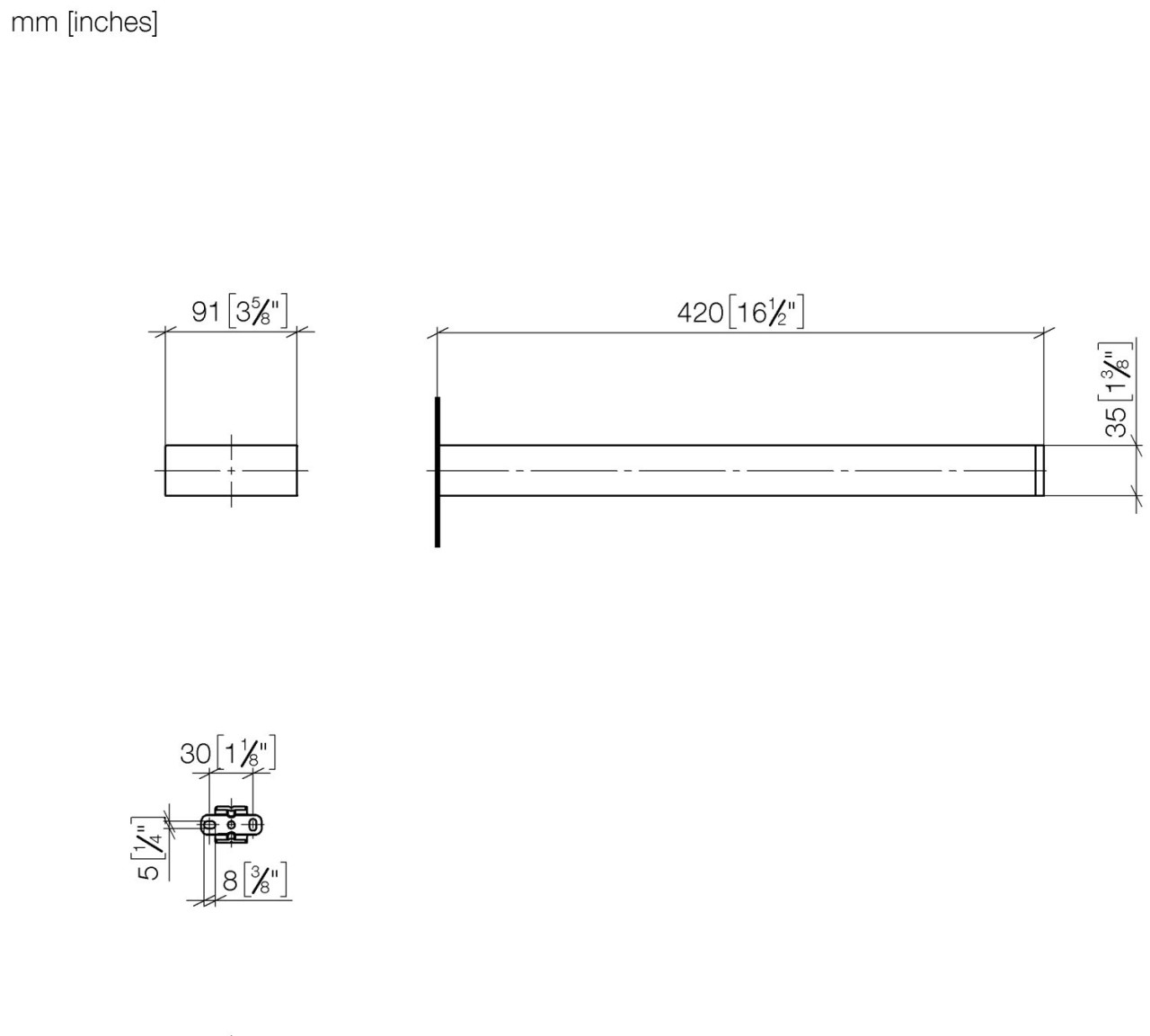 Dornbracht Handtuchhalter, 2-teilig 83210780-42 Image