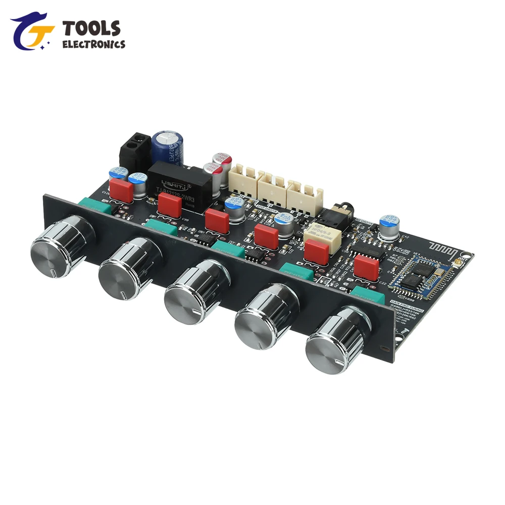 ZK-PRO2 HIFI Vorverstärker-Tonplatine 2.1-Kanal Subwoofer Audio-Vorverstärkerplatine QCC3034+ES9023 Verstärkermodul Image