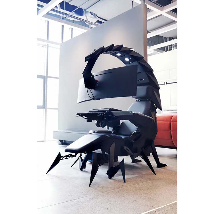 Unterstützt mehrere Monitore Iw-sk Neues Design Custom Zero Gravity Ergonomischer Büro-Chefsessel aus Leder Image