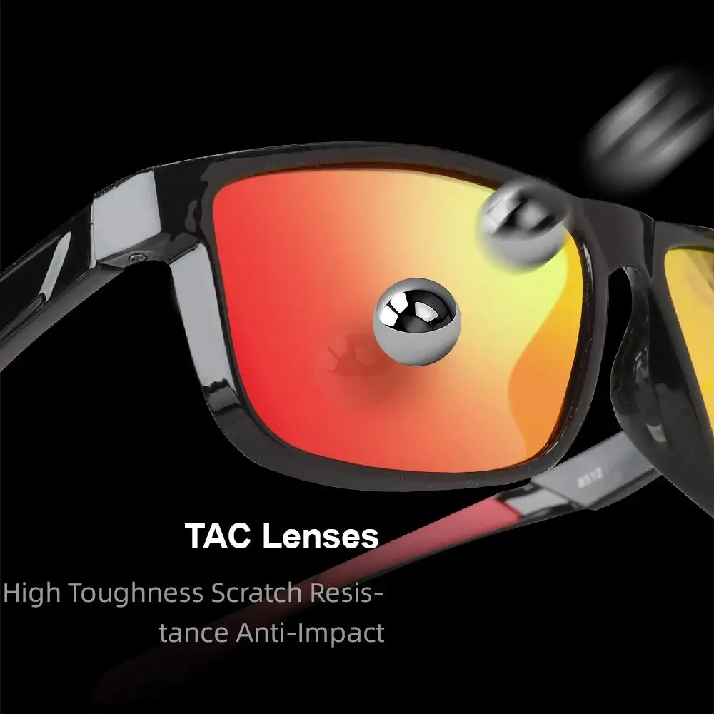 HISTAR Polarisator 22G Leichte TAC-Linse Stoßfest Blendschutz 3 Arten zur Auswahl Lotusblatt-Beschichtung Silikon-Bügel Angelbrille Image