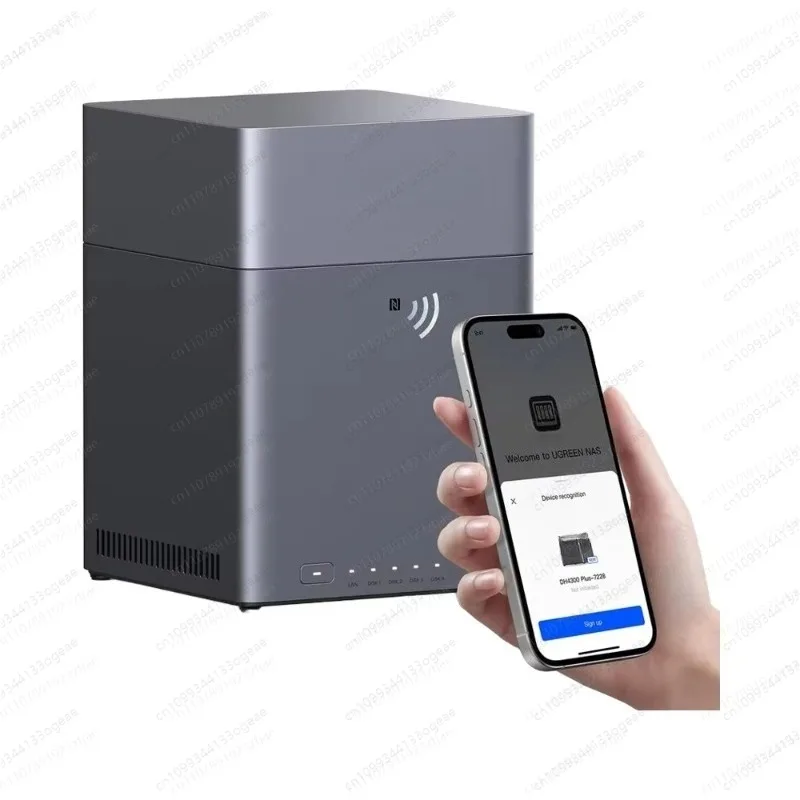 DH4300 Plus 4-Bay Desktop-NAS, 120TB Kapazität (ohne Festplatten), 8GB RAM, Fernzugriff & KI-Fotoalbum Netzwerkspeicher