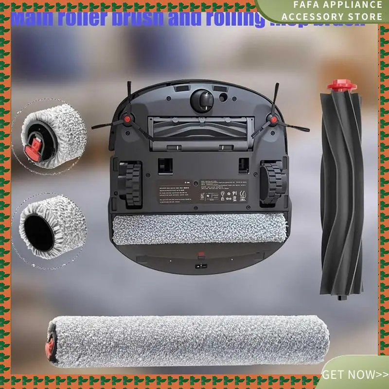 Zubehör-Set für Eufy Omni S1 Pro/S1 Roboter-Staubsauger, Teile, Rollmops, Hauptseitenbürste, Hepa-Filter, Staubbeutel, A70Z Image