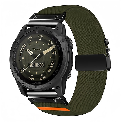Uhrenarmband für Garmin Fenix 8 43mm Fenix 8 47mm Fenix 8 51mm Fenix 7 Pro Fenix 7S Pro Stoff Ersatz Gurt Schnellspanner Quick Fit Verstellbar Sportarmband Armband Image