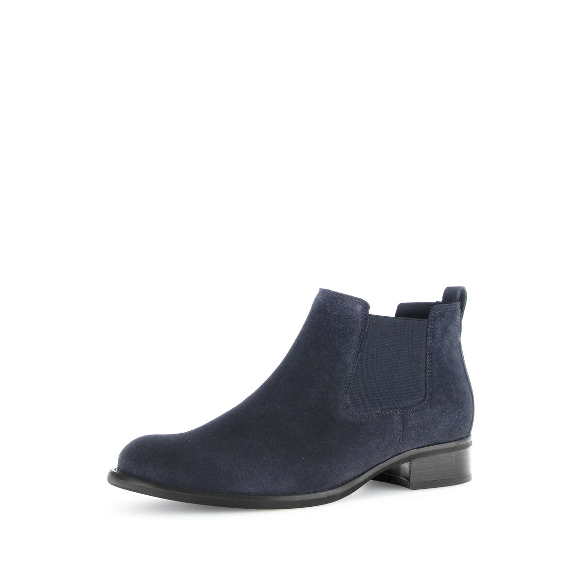 Chelseaboots GABOR "Chelsea Boot Rauleder", Damen, Gr. 38, blau, Schuhe Chelseaboots