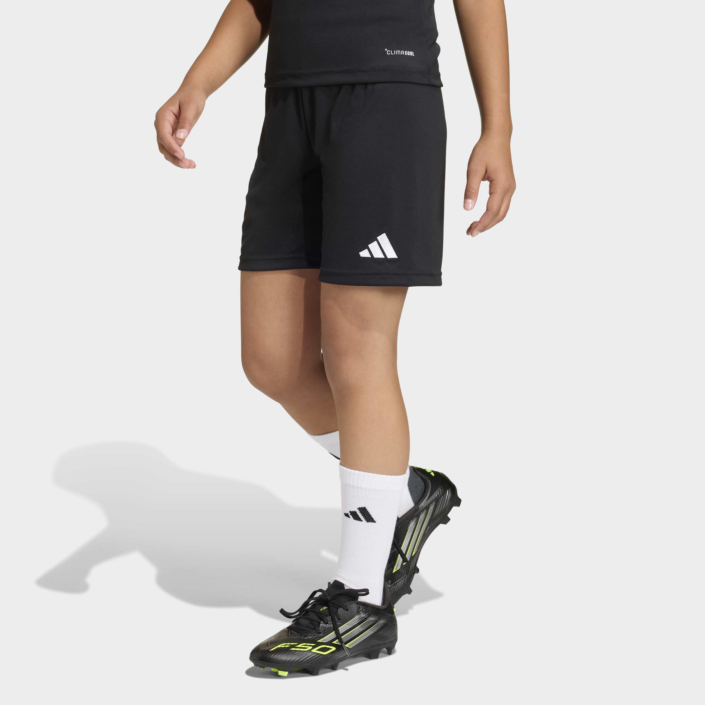 Trainingsshorts ADIDAS PERFORMANCE "ENTRADA26 KIDS", Jungen, Gr. 128, N-Gr, schwarz, weiß,, Obermaterial: 100% Polyester, Hosen Image