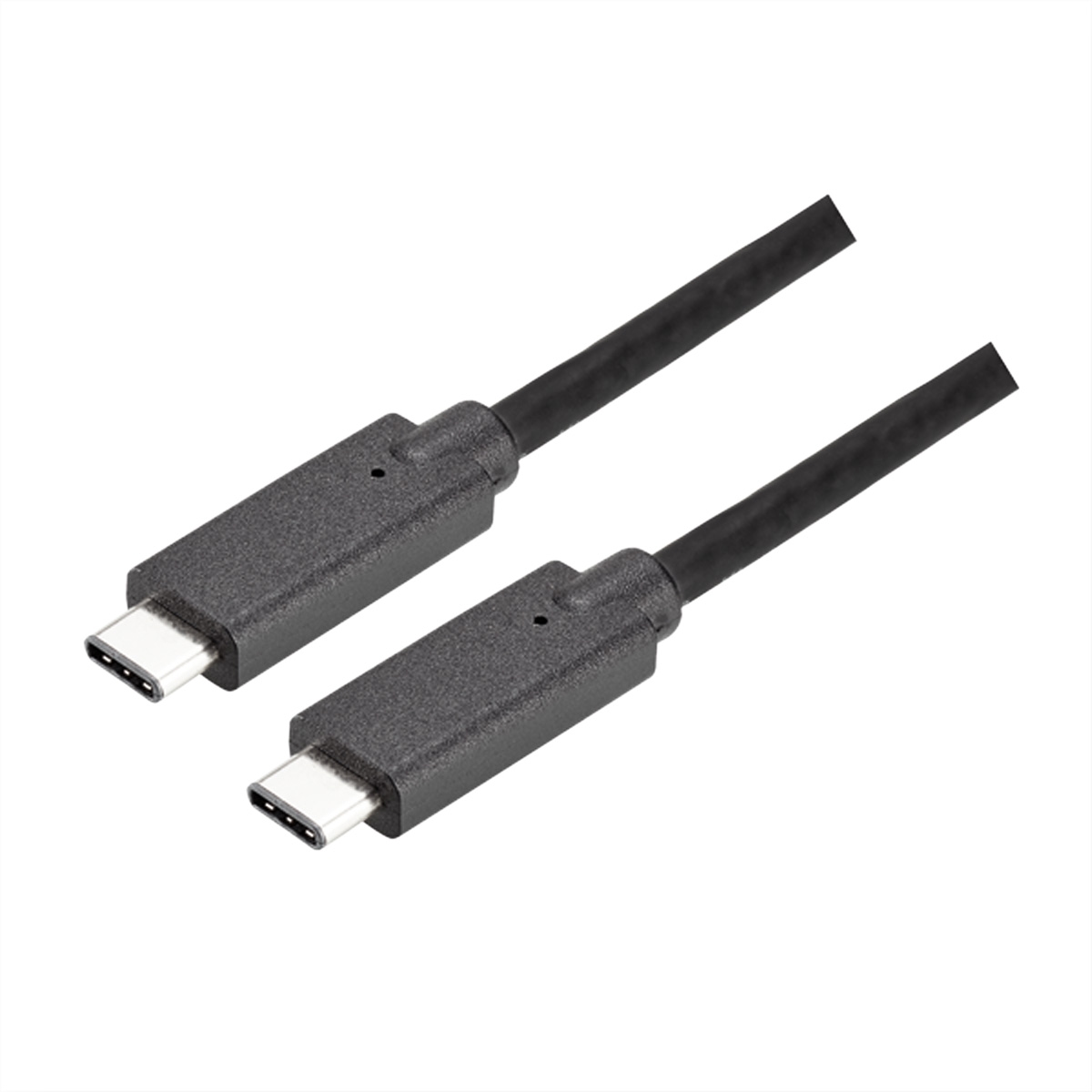BACHMANN Verbindungskabel USB-C 3.1 Gen2, PD 100W, USB-C auf USB-C 1m schwarz Image