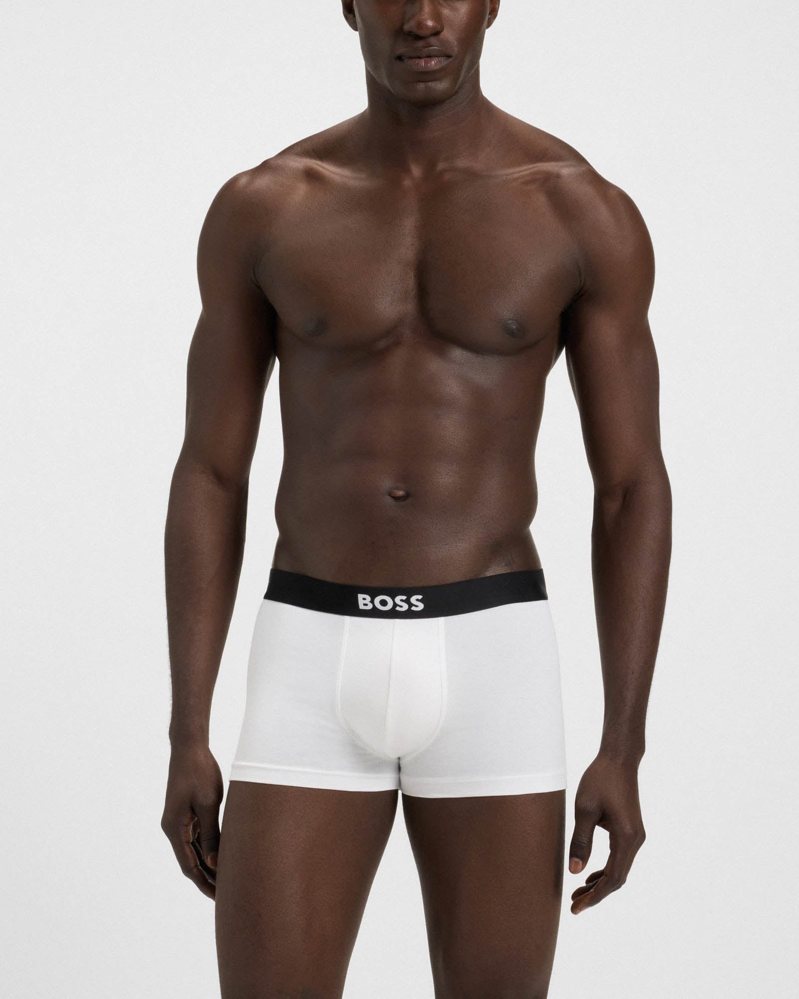 Weiße Boxershorts (3er-Pack) M