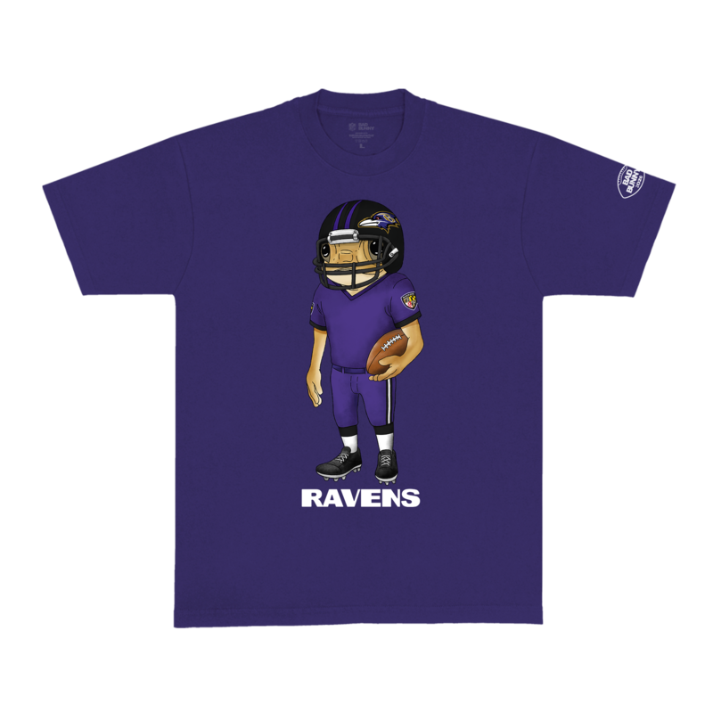 Bad Bunny x Baltimore Ravens Concho T-Shirt Image