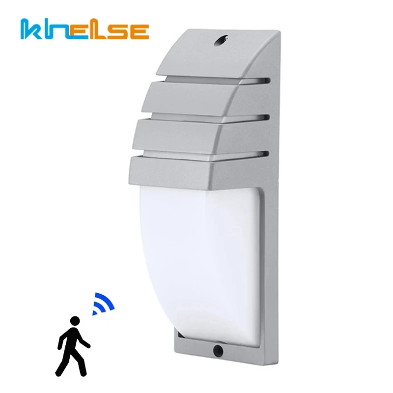 10W 18W LED Wandleuchte Wasserdichte Veranda Licht Moderne LED Wandleuchte PIR Bewegungsmelder Hof Garten Außenleuchte AC90~260V Image