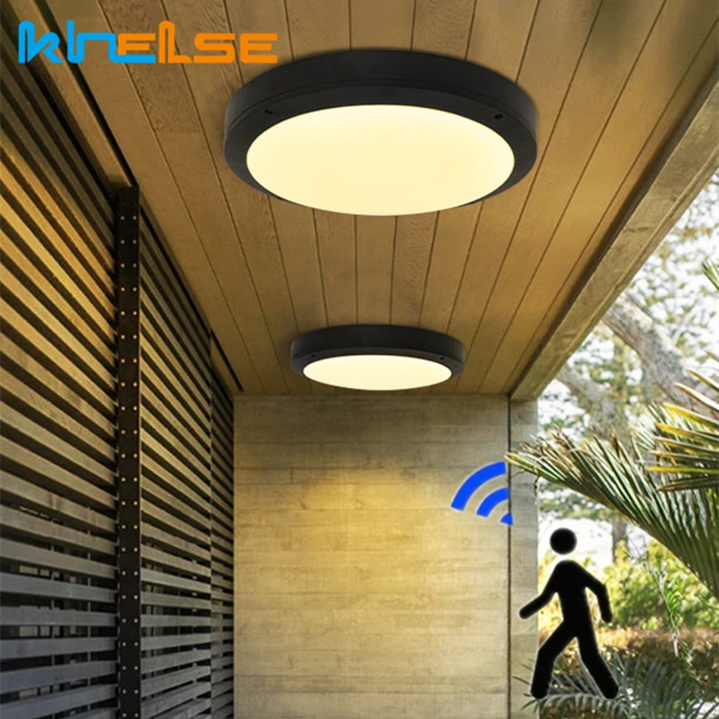 16/20W Runde/Ovale LED-Wandleuchten, feuchtigkeitsbeständige Deckenleuchte für die Veranda, wasserdichte Außenleuchte für Garten und Badezimmer