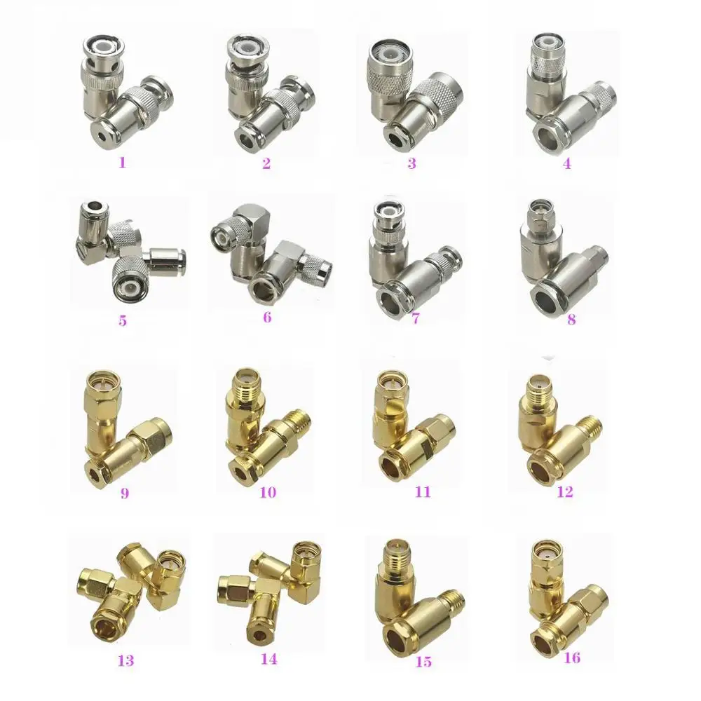1pcs bnc/tnc/sma/RP-SMA rpsma klemme rg316 rg174 lmr100/rg58 rg142 lmr195/rg8x lmr240/rg8 lmr400 rf adapter anschluss Image