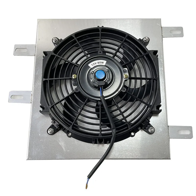 Ventola con copertura per radiatore in alluminio per Honda Civic EK EG B16 B18 D15 D16 EK3 dal 92 al 00