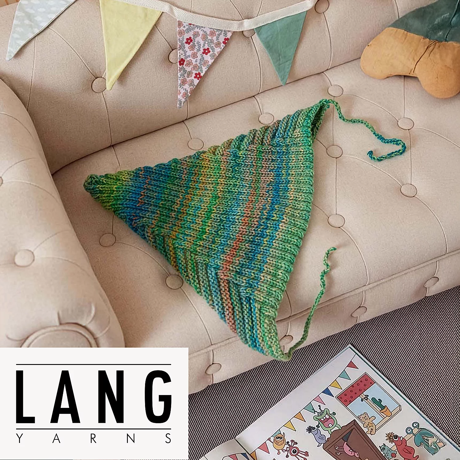 Strickanleitung – Mütze Finley aus Lang Yarns Mille Colori Baby Image