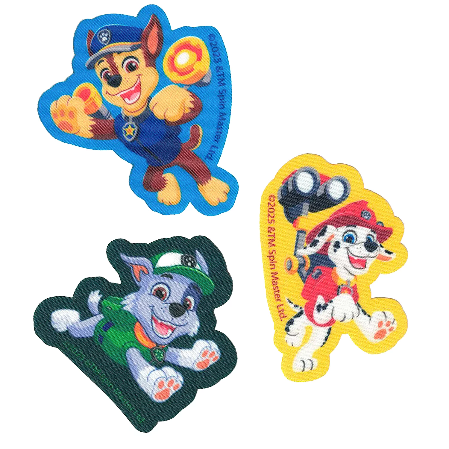 CMM Applikationen Paw Patrol, Größe: 6,5–7 cm, Inhalt: 3 Stück