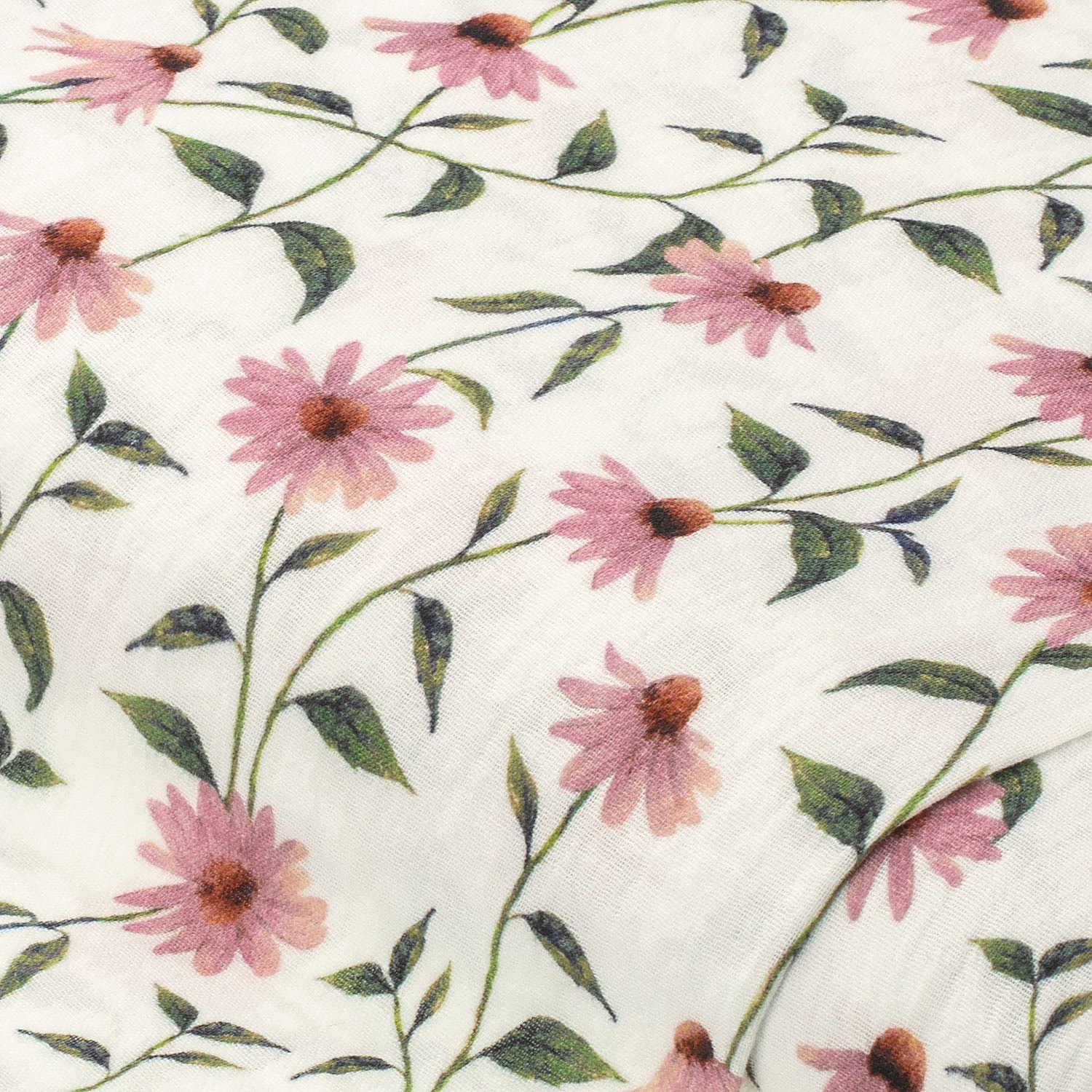 Musselin/Doppel-Gaze Sonnenhut, weiß-color Image