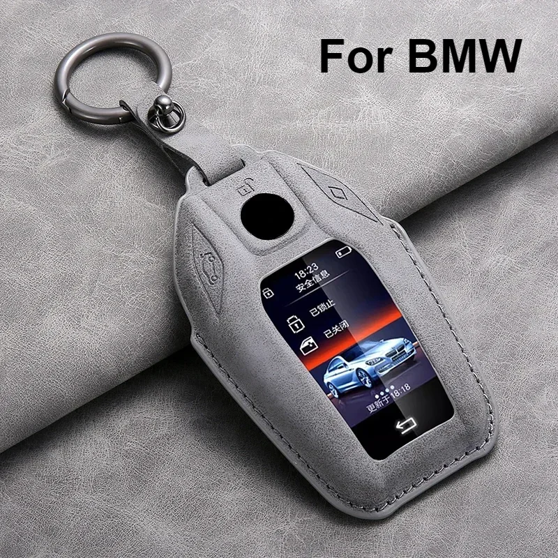 Leder Auto Smart Key Case Abdeckung für BMW X3 G01 G31 X5 G05 X4 G02 G30 G32 I8 X7 M5X F20 Autos chl üssel Fall Abdeckung Shell Fob für BMW Image