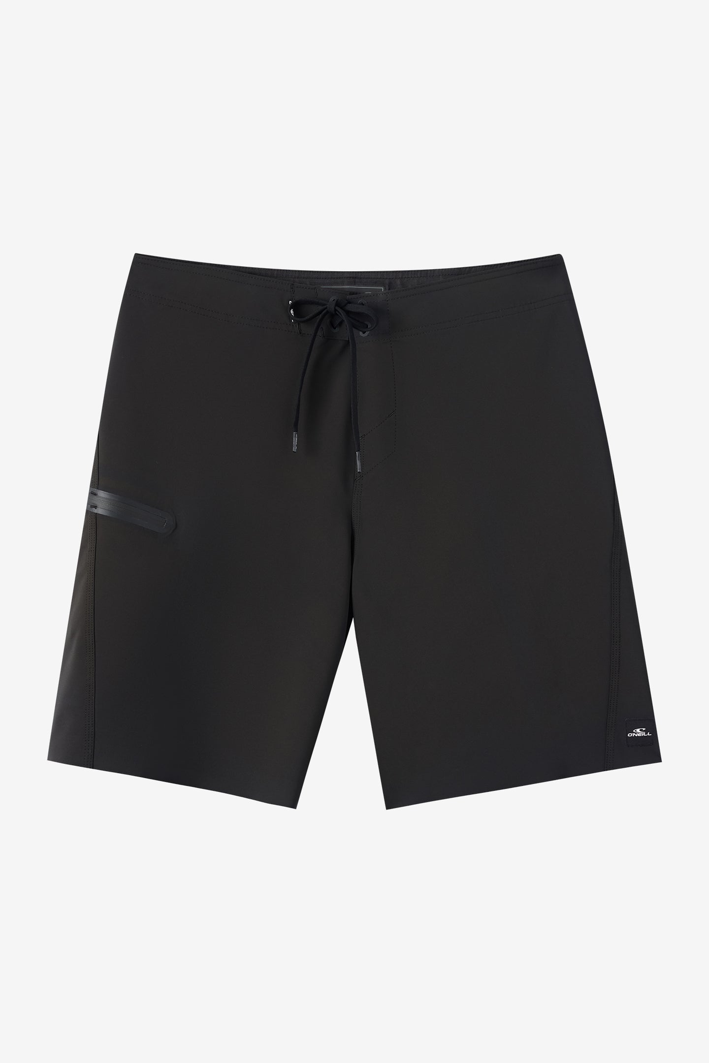 O'Neill Men's Hyperfreak Tech Solid 19"" Board Shorts in Black, Size 32, Elastane/Polyester