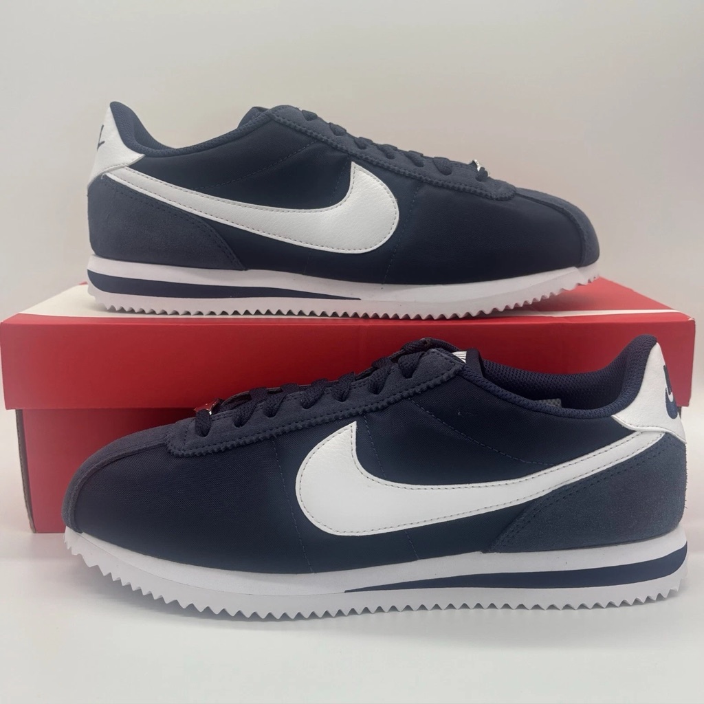 Nike Shoes | Men's Nike Cortez Txt Sneakers Shoes - Midnight Navy White Hf0263-400 | Color: White | Size: Various