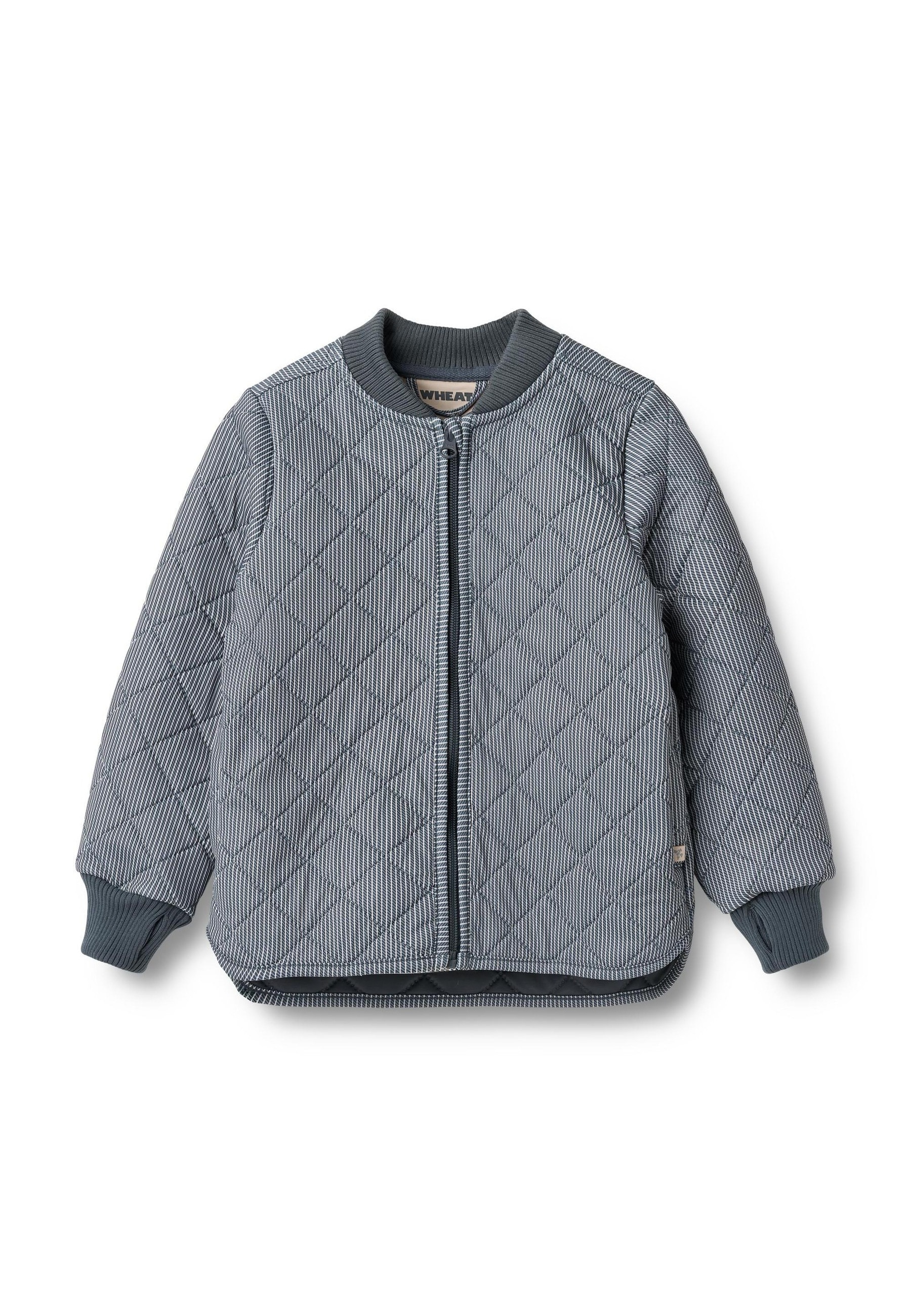 Allwetterjacke WHEAT "WHEAT Thermo Jacket Loui", Jungen, Gr. 98, ink stripe, 100% Polyester, mehrfarbig, normal, amerikanischer Ausschnitt, Jacken, reflektierend Image