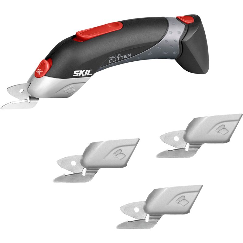 Forbici A Batteria Skil Multi-cutter 2900 Aj (forbici Universali, Incluso Caricabatterie, Batteria Da 4,8 V, 4 Teste Di Forbici)