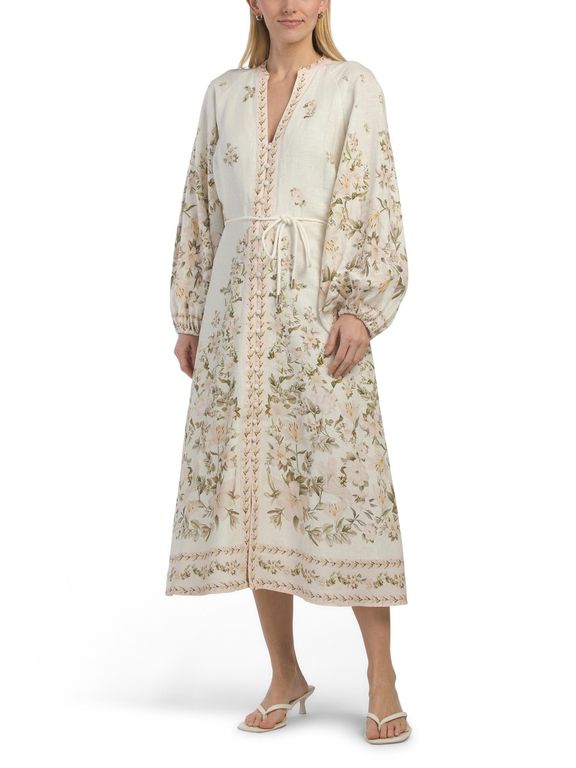 Ph5 | Womens Maple Brown Iris Floral-pattern Stretch-recycled-viscose Blend Maxi  Dress | Realry