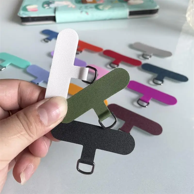 Sangle de téléphone portable en forme de T, feuille XYun, étui de téléphone portable, lanière tressée, accessoires, carte tissée pour iPhone Xiaomi Samsung, nouvelle collection 2024