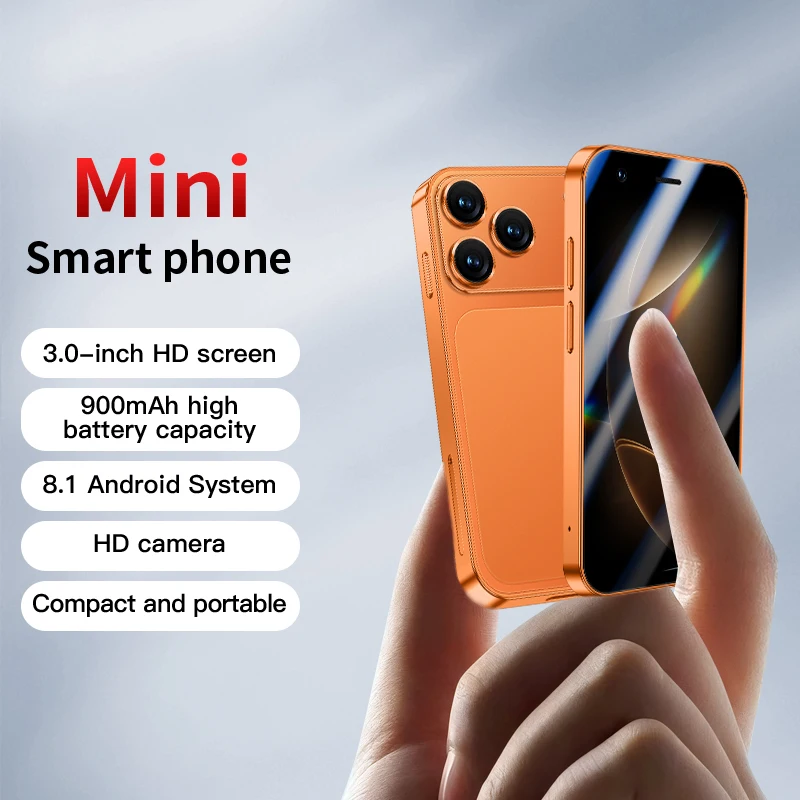 ONEMYTH A17 Mini 3G Mini Smartphone 3.0-inch Android System Play Store Whats APP GPS WiFi Dual SIM Card Small Smartphone