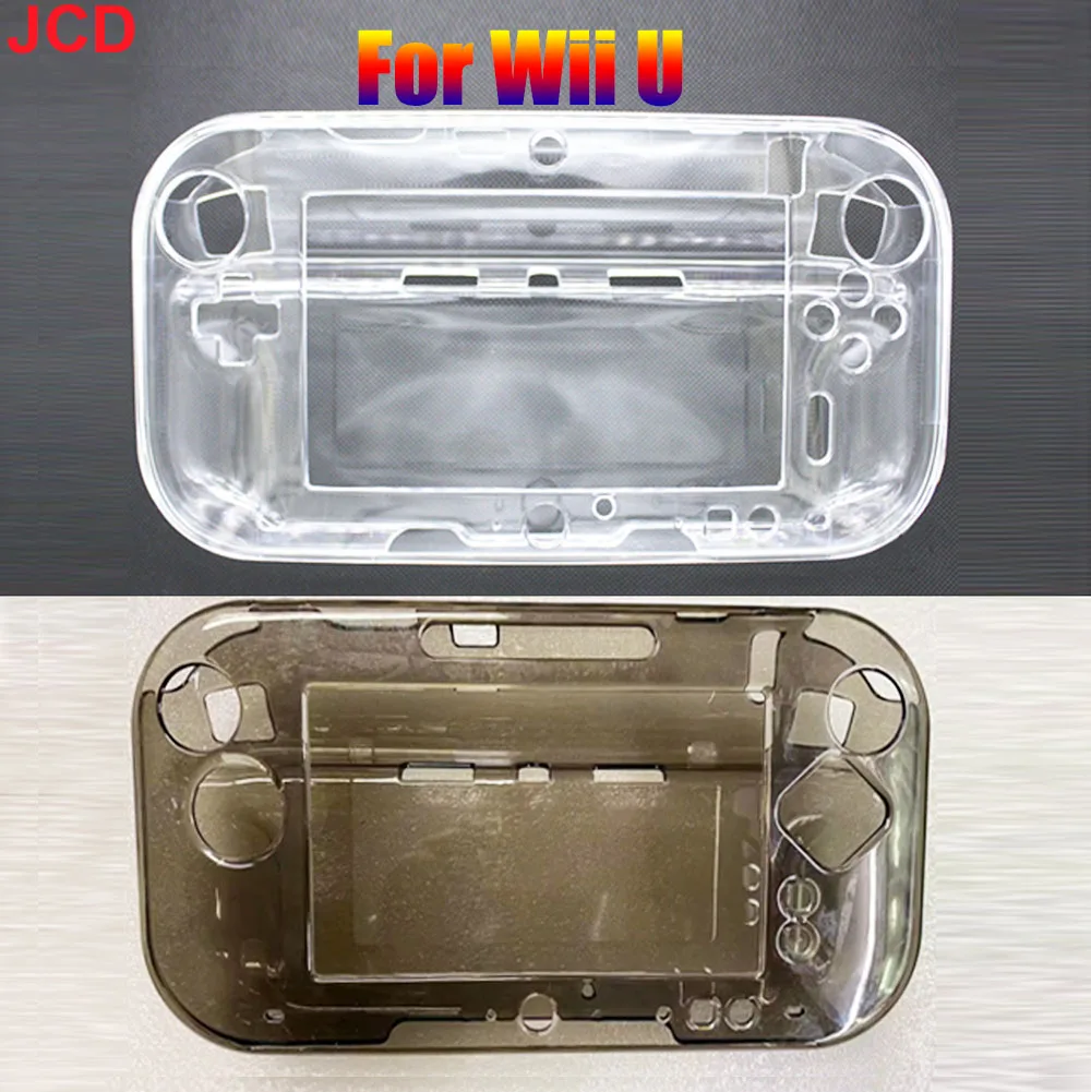 Jcd 1 stücke für wii u gamepad schützende klare kristall weiche fall abdeckung hauts chale kompatibel für wiiu pc fall spiel zubehör Image