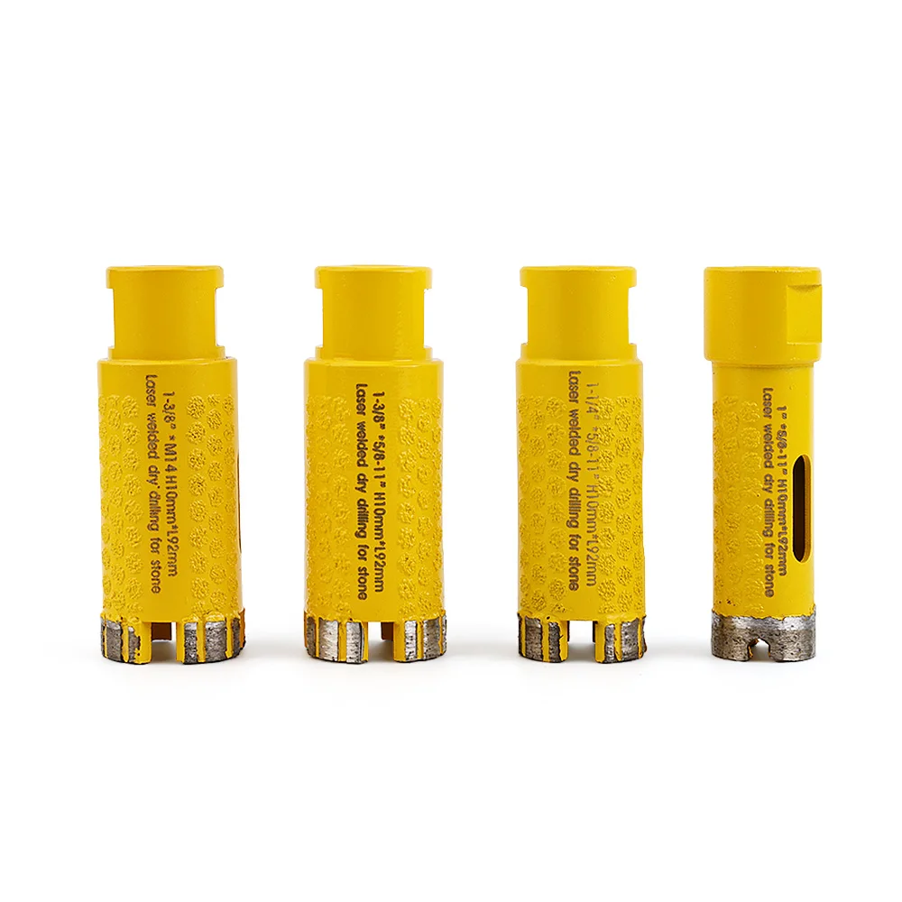 D25-35 mm Diamant-Kernbohrer, Steinkernbohrer für Granit, Marmor, Porzellan, Fliesen, lasergeschweißte Trocken- oder Nasslochsägen Image