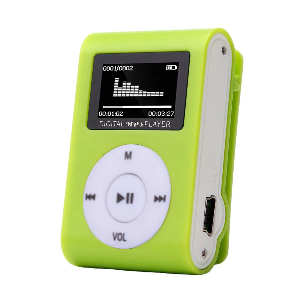 Mini-MP3-Player mit LCD-Bildschirm, tragbare Musikmedien, unterstützt SD-TF-Karte, 3,5-mm-Schnittstellendisplay für Reisegeräte Image