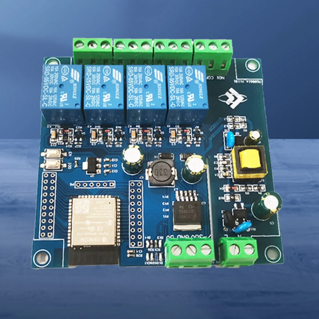 ABAN AC 220V/DC 5-30V Netzteil ESP32 WIFI Bluetooth BLE Vier-Wege-Relaismodul ESP32-WROOM Entwicklungsboard 1/O-Anschluss Image
