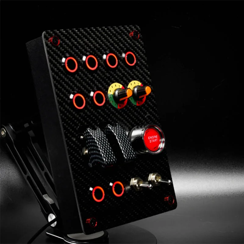 SIMNANMU Button Box SIM Racing Central Control Box PC USB für Fanatec Thrustmaster Simagic für Videospiele