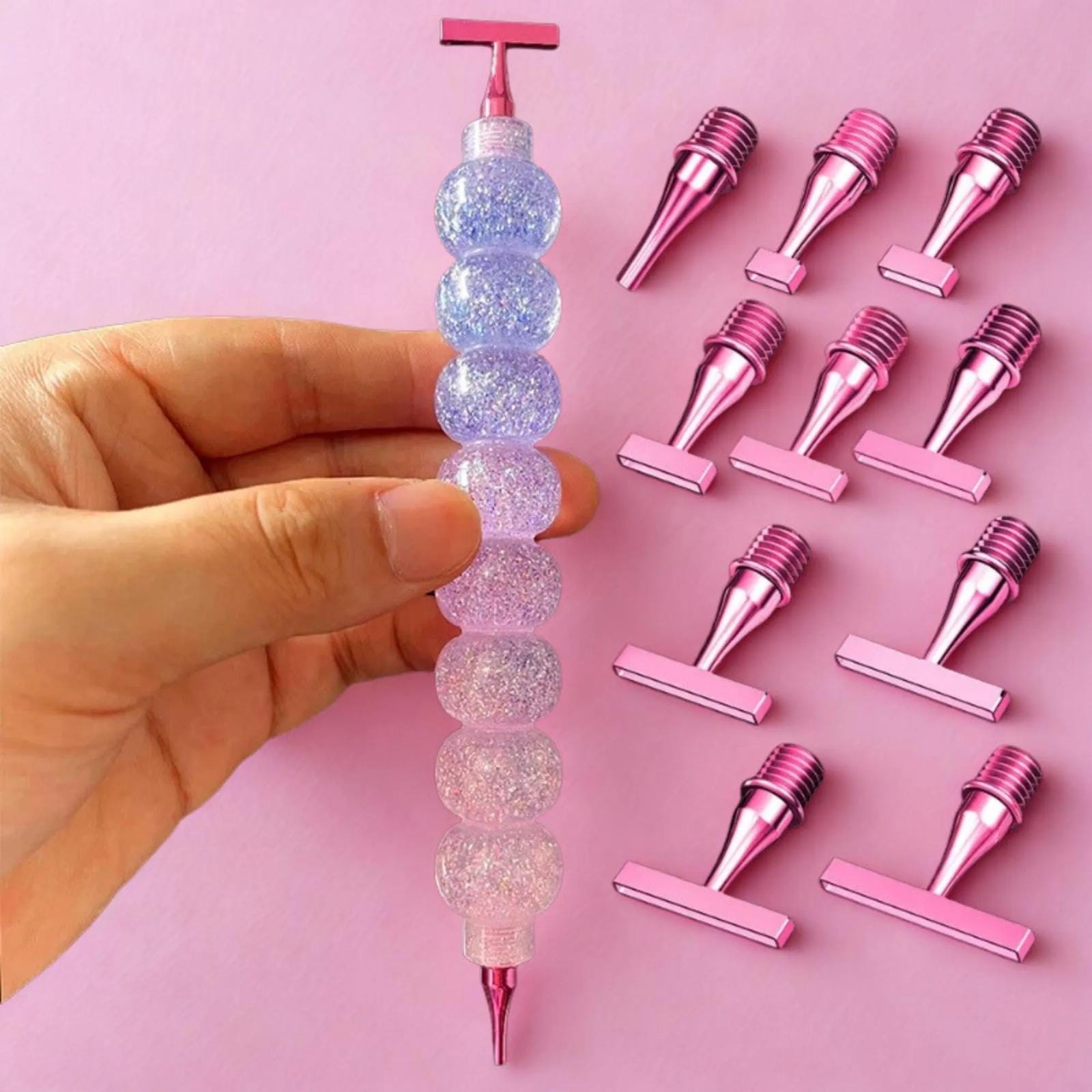 Penna per pittura a diamante, penna per trapano multi-posizione in resina, punte multifunzionali per viti in metallo, penna per pittura a diamante, ki